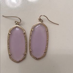 Kendra Scott light pink Elle earrings